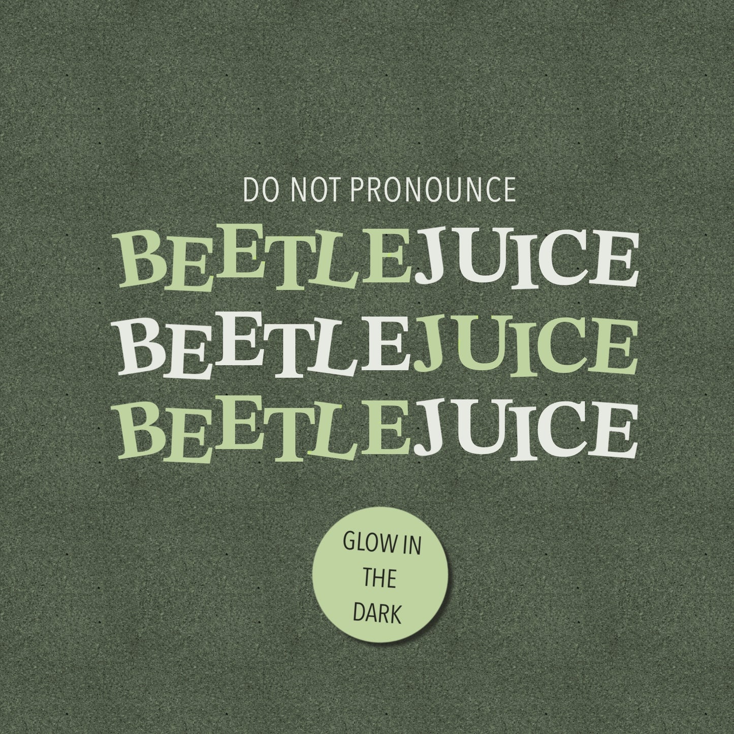 Beetlejuice Glow in the Dark