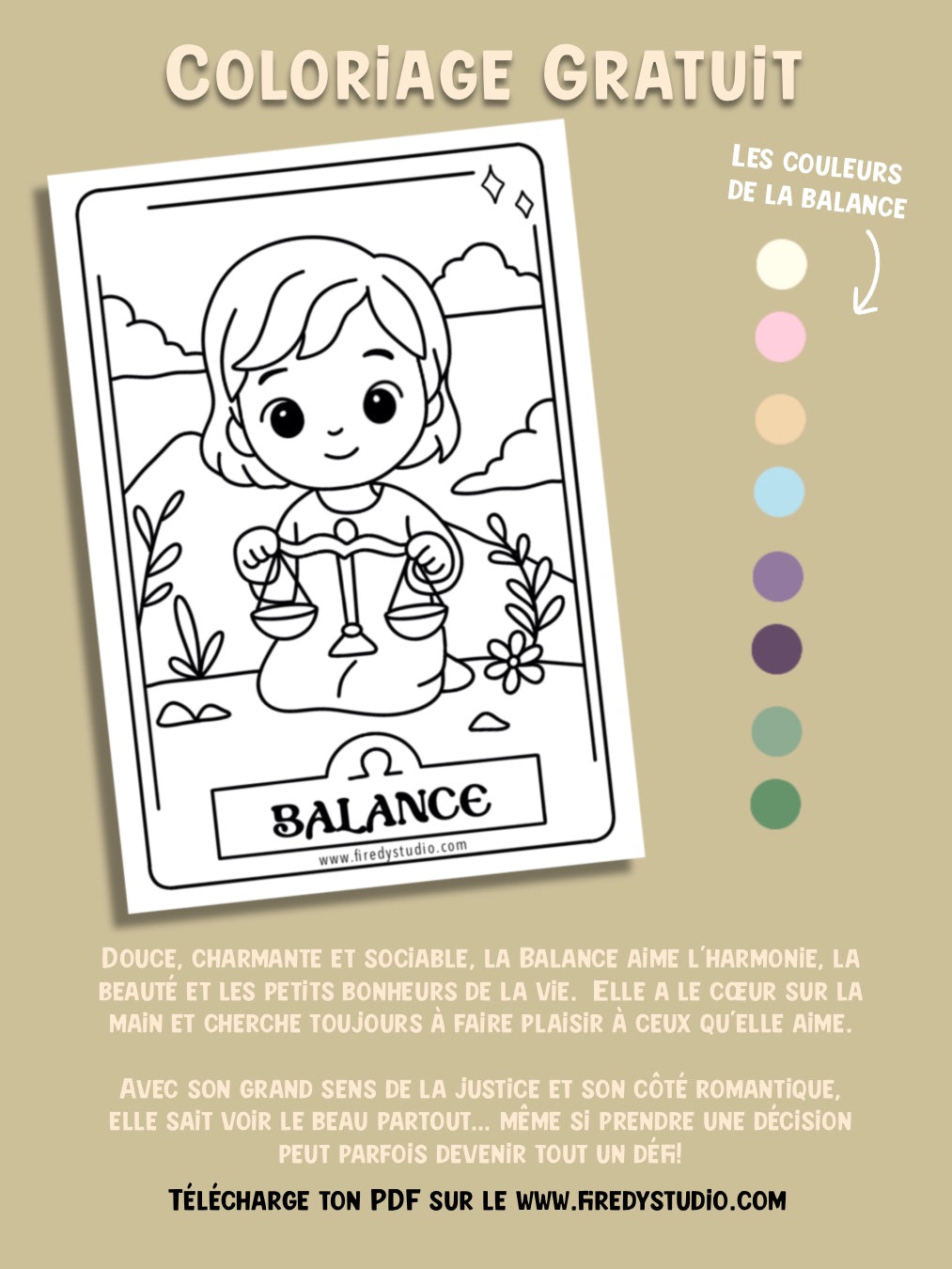 Coloriage Balance Gratuit