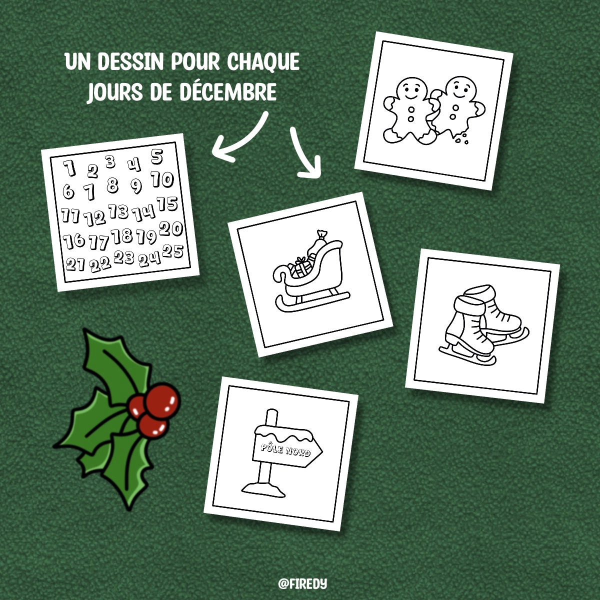 Calendrier de L'Avent Facile & Rapide