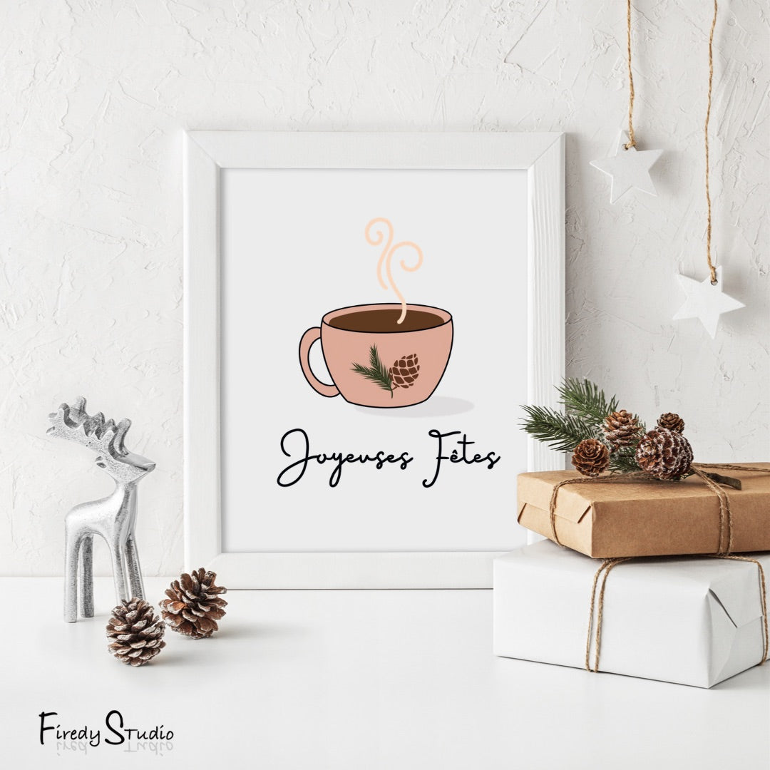 Carte de souhaits/café