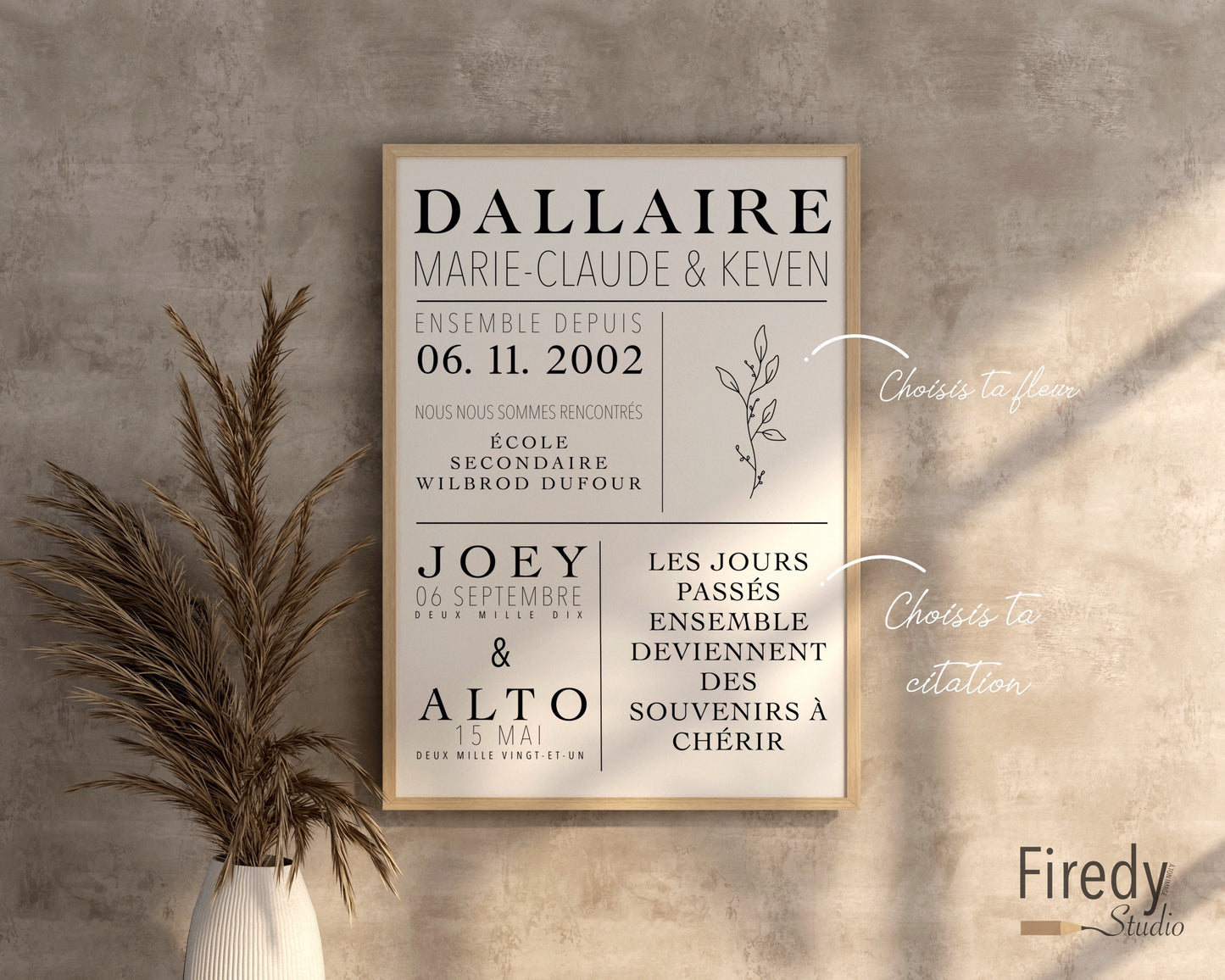 Affiche Famille format numérique