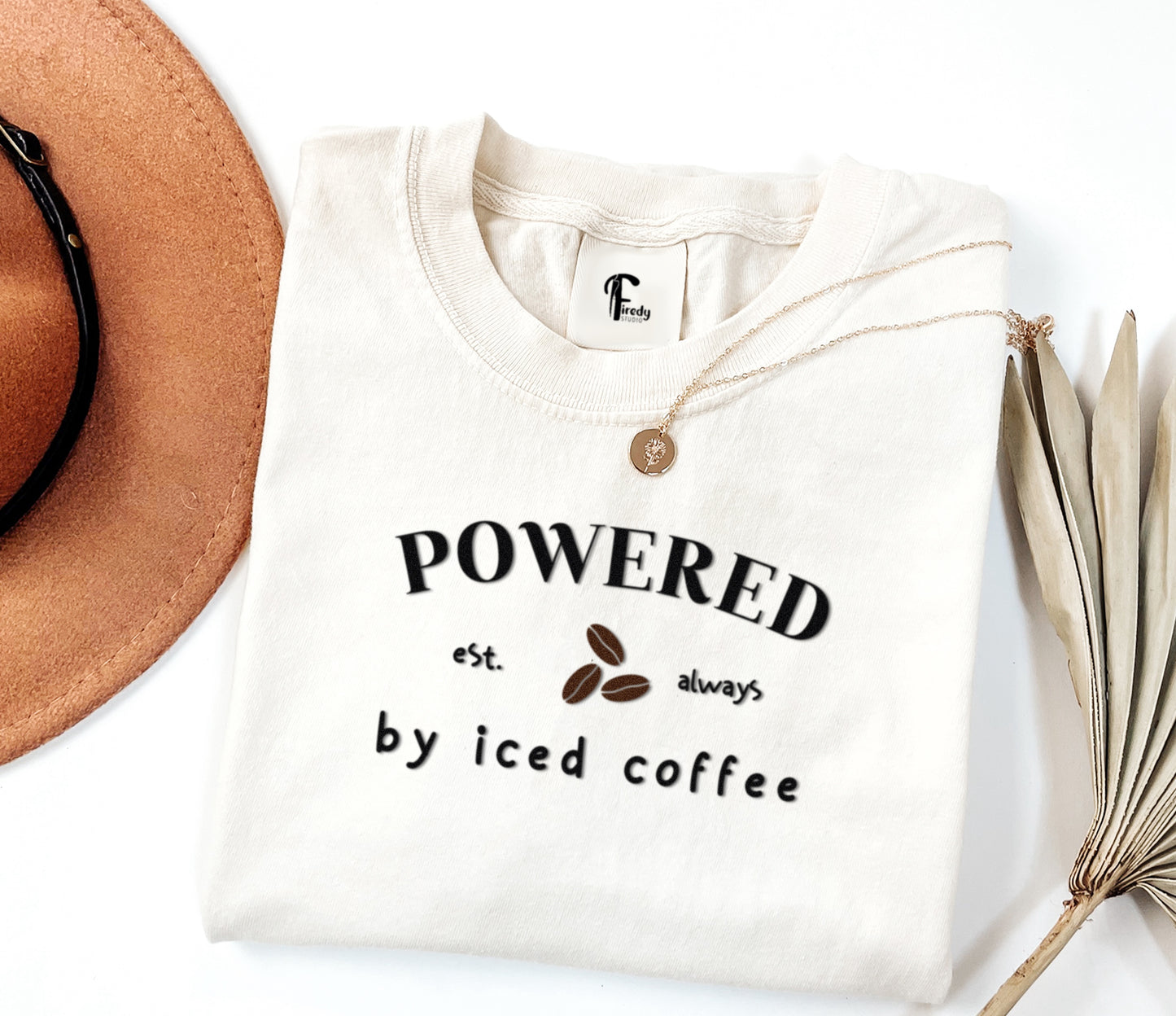 Tee-shirt Powered by coffee