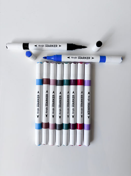 Acryliques Double pointes