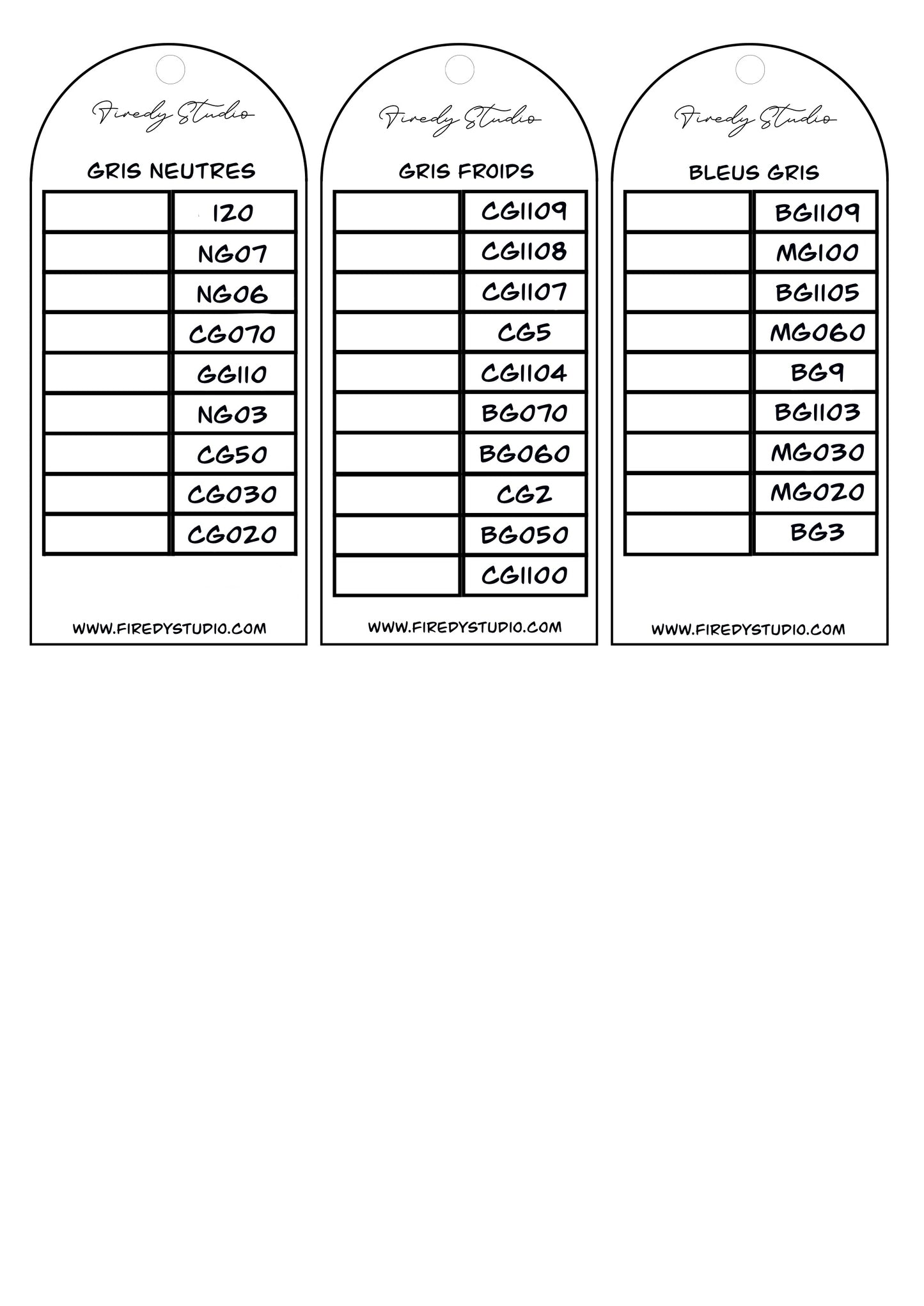 Nuancier Pantone 320 alcool